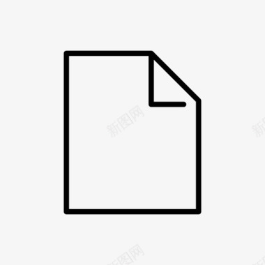 新建文件创建文件文档图标图标