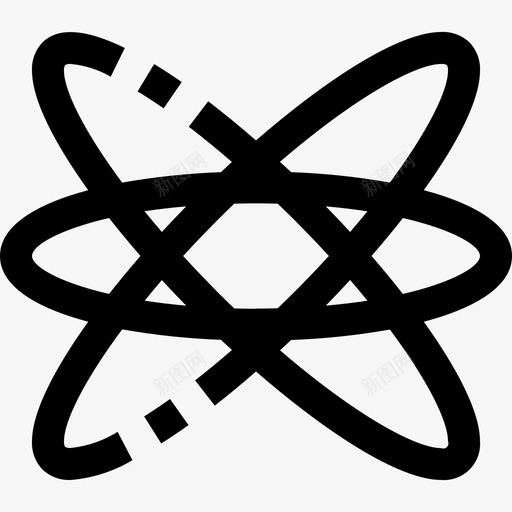 Atom医学85直系图标svg_新图网 https://ixintu.com Atom 医学85 直系