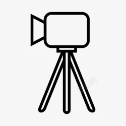 三脚架标志相机小工具照片图标高清图片