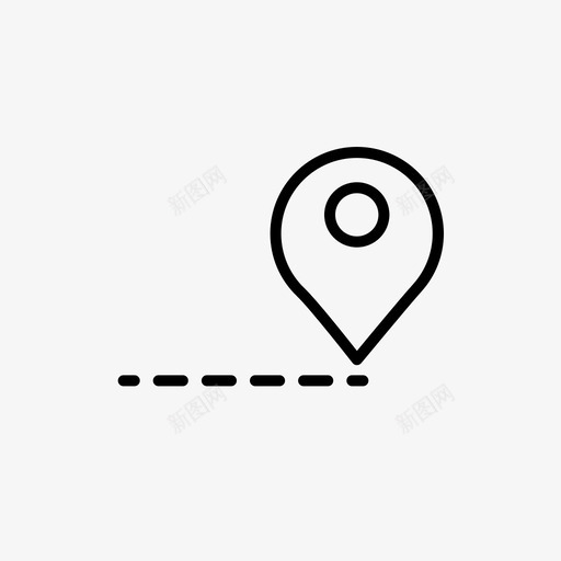目的地机场航班图标svg_新图网 https://ixintu.com 位置 地图标识 机场 机场图标线条样式 目的地 航班 航站楼