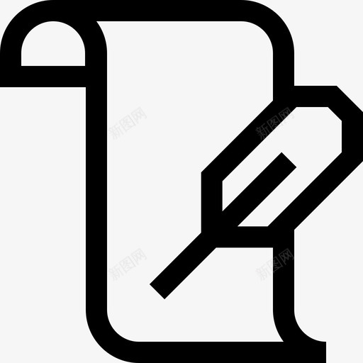 写作创作工具10线性图标svg_新图网 https://ixintu.com 写作 创作工具10 线性