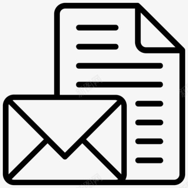 电子邮件航空邮件文件图标图标