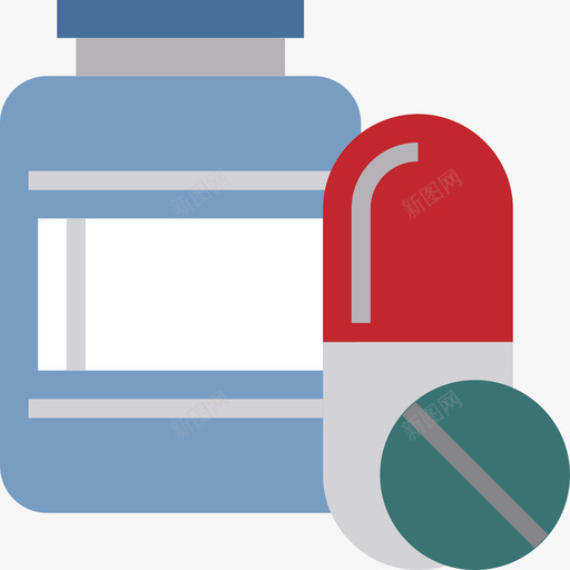 药药17平的图标svg_新图网 https://ixintu.com 平的 药 药17
