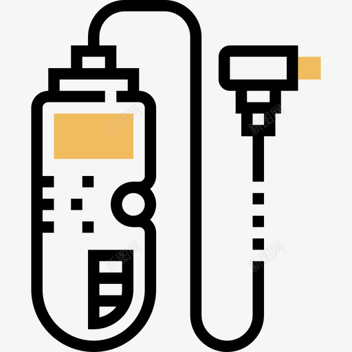 定时器相机及配件2黄色阴影图标svg_新图网 https://ixintu.com 定时器 相机及配件2 黄色阴影
