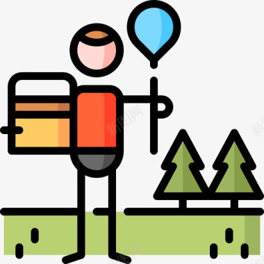 野餐聚会和庆祝活动9线性颜色图标图标