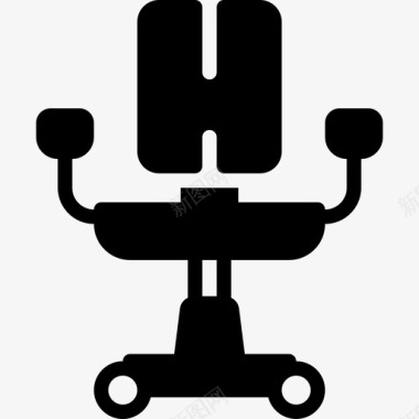 办公椅家具59填充物图标图标