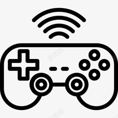 游戏控制器视频游戏10线性图标图标