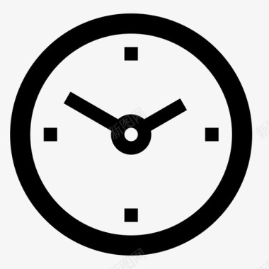 时钟模拟时钟钟面图标图标