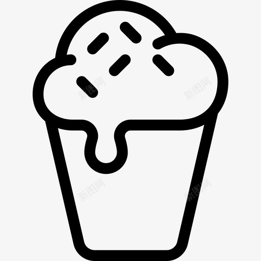 冰淇淋派对活动3直系图标svg_新图网 https://ixintu.com 冰淇淋 派对活动3 直系