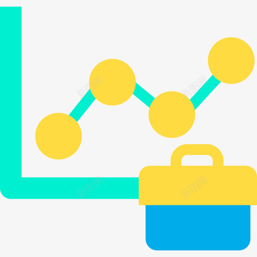 折线图分析2平面图图标svg_新图网 https://ixintu.com 分析2 平面图 折线图