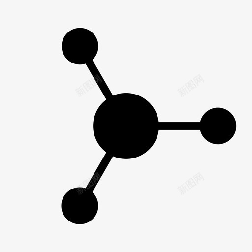 原子填充化学点图标svg_新图网 https://ixintu.com 分子 化学 原子填充 点 物理 科学实验室填充