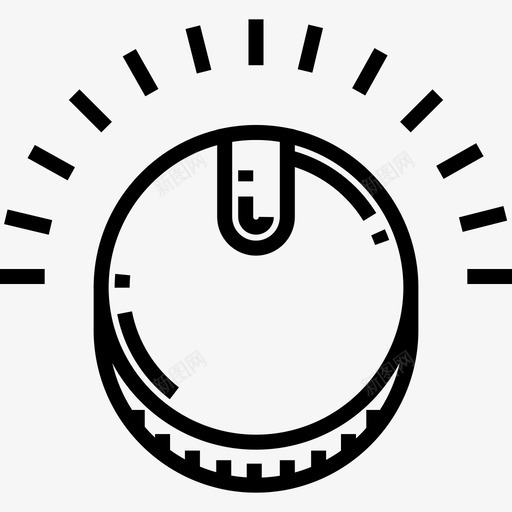 音量录音室5线性图标svg_新图网 https://ixintu.com 录音室5 线性 音量