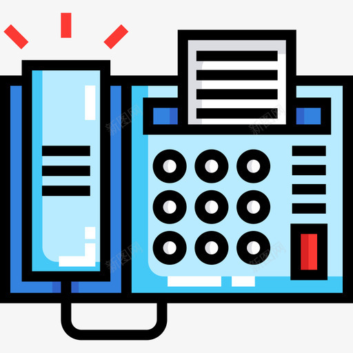 传真联系我们13线颜色图标svg_新图网 https://ixintu.com 传真 线颜色 联系我们13