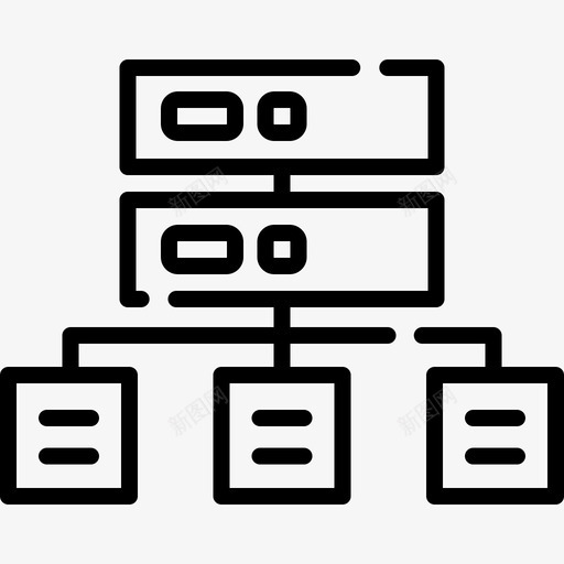 服务器网页50线性图标svg_新图网 https://ixintu.com 服务器 线性 网页设计50