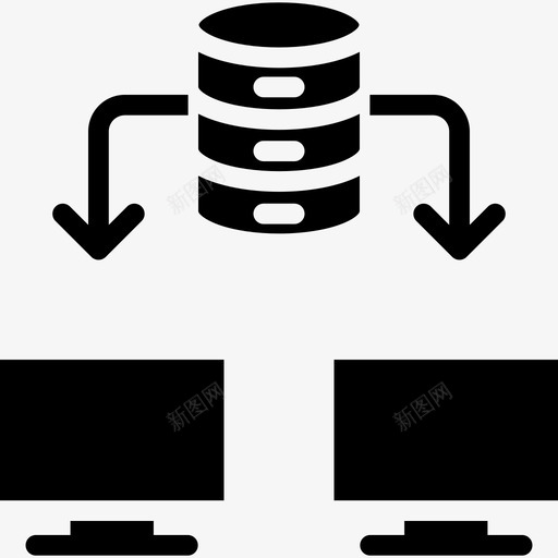 服务器大数据6固态图标svg_新图网 https://ixintu.com 固态 大数据6 服务器