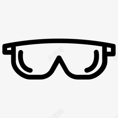 护目镜眼镜太阳镜图标图标