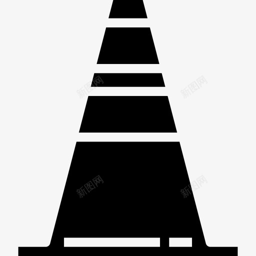 交通锥汽车3填充图标svg_新图网 https://ixintu.com 交通锥 填充 汽车3