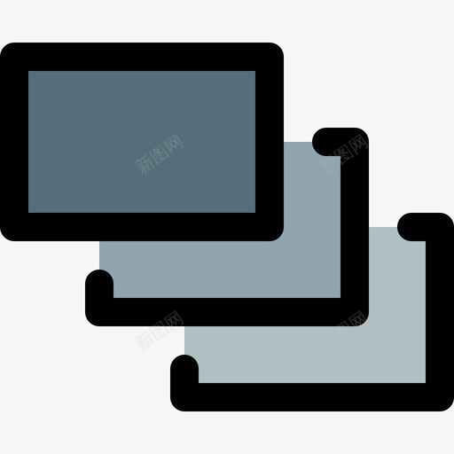 突发照片4线性颜色图标svg_新图网 https://ixintu.com 照片4 突发 线性颜色