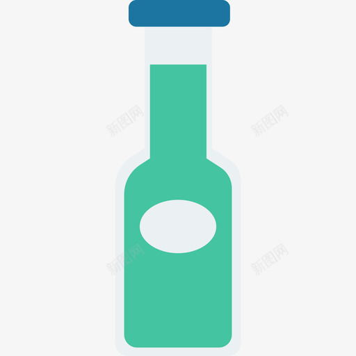 瓶食品饮料3平瓶图标svg_新图网 https://ixintu.com 平瓶 瓶 食品饮料3