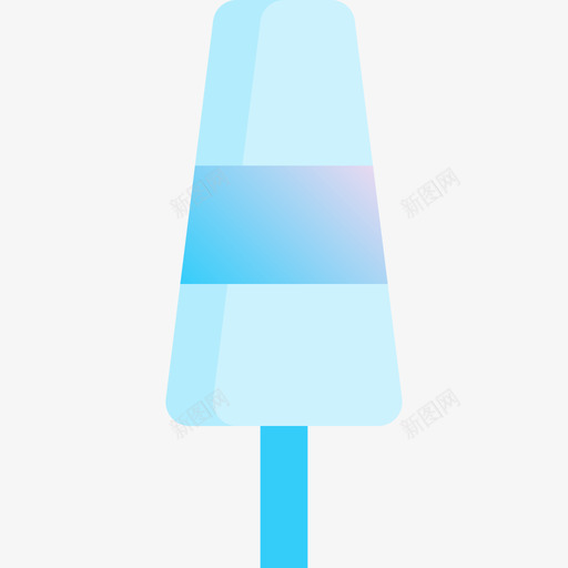 冰棒冰淇淋11蓝色图标svg_新图网 https://ixintu.com 冰棒 冰淇淋11 蓝色