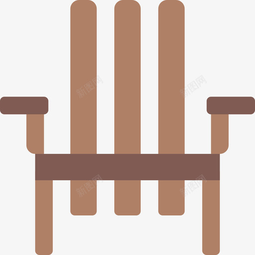 躺椅夏季时间3扁平图标svg_新图网 https://ixintu.com 夏季时间3 扁平 躺椅