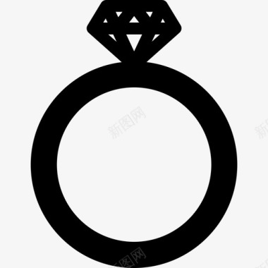 订婚戒指庆祝活动8实心图标图标