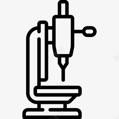 钻井工业30线性图标图标