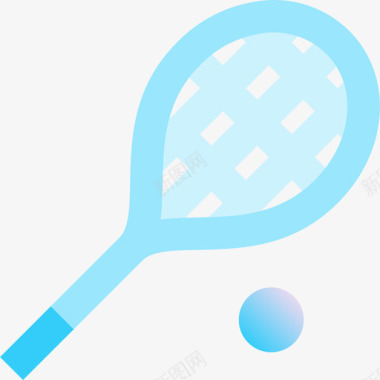 网球运动39蓝色图标图标