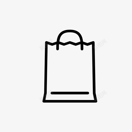 购物袋购买纸质购物袋图标svg_新图网 https://ixintu.com 电子商务捆绑包 纸质购物袋 购买 购物袋