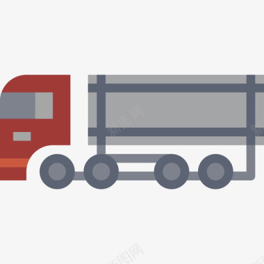 卡车施工车2平板图标图标