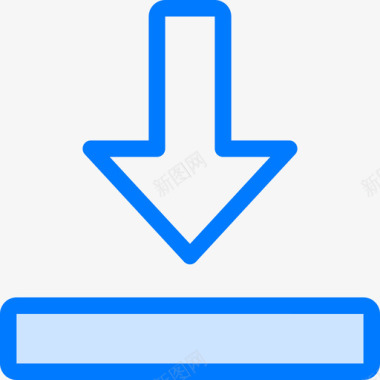 信息和电子邮件2蓝色图标图标