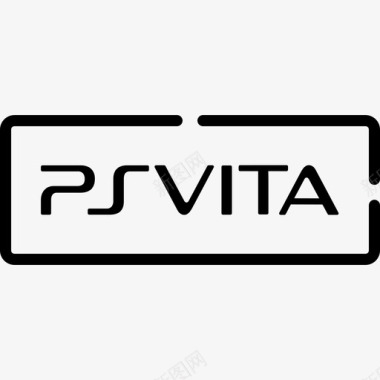 Psvita视频游戏logo3线性图标图标