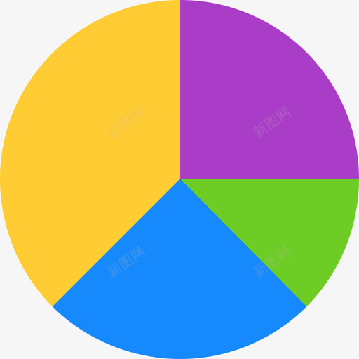 饼图财务39持平图标svg_新图网 https://ixintu.com 持平 财务39 饼图