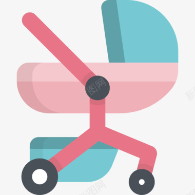 婴儿车家庭生活11公寓图标图标