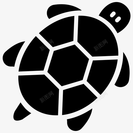 海龟水生动物爬行动物图标svg_新图网 https://ixintu.com 乌龟 夏威夷符号雕文图标 水生动物 海龟 爬行动物