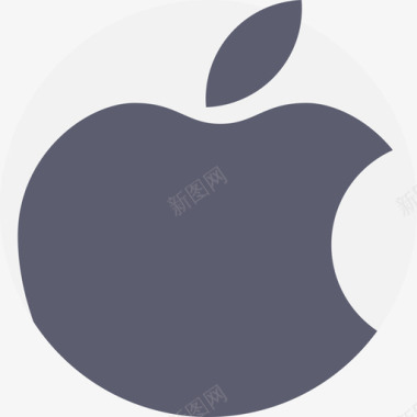 苹果苹果logos3扁平图标图标