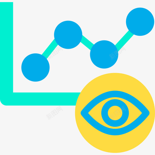 折线图分析2平面图图标svg_新图网 https://ixintu.com 分析2 平面图 折线图