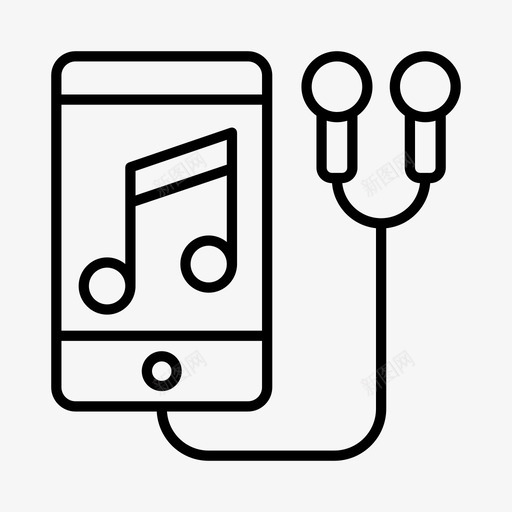 音乐播放器乐器音乐商店图标svg_新图网 https://ixintu.com 乐器 声音 歌曲 音乐商店 音乐播放器