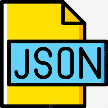 Json开发25黄色图标图标