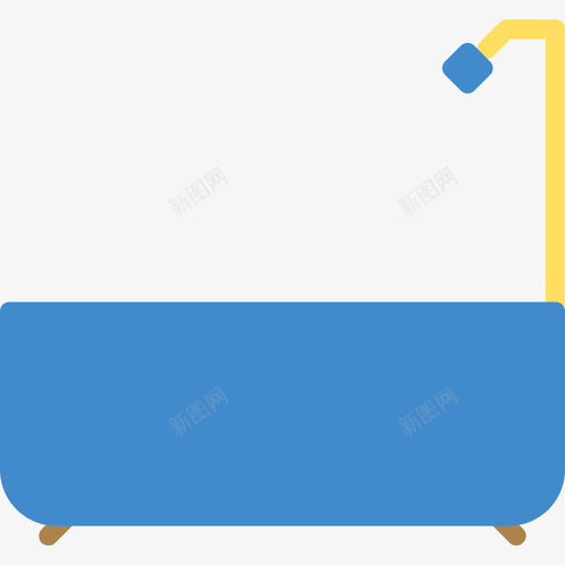 浴缸家具和家用16平的图标svg_新图网 https://ixintu.com 家具和家用16 平的 浴缸