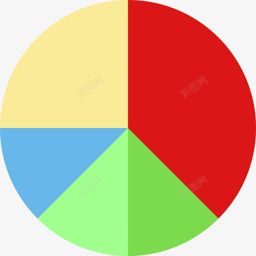 饼图业务204持平图标svg_新图网 https://ixintu.com 业务204 持平 饼图