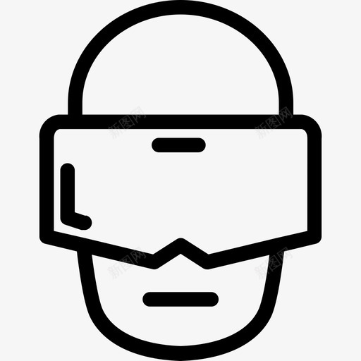 Vr眼镜虚拟现实39线性图标svg_新图网 https://ixintu.com Vr眼镜 线性 虚拟现实39