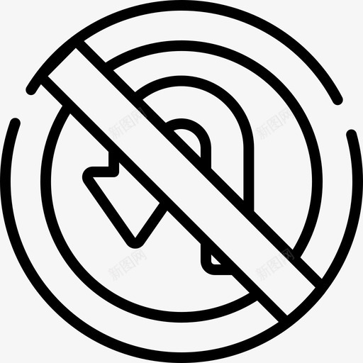 禁止转弯8号交通标志直线图标svg_新图网 https://ixintu.com 8号交通标志 直线 禁止转弯