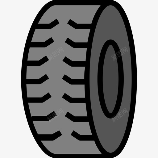 轮胎汽车2线性颜色图标svg_新图网 https://ixintu.com 汽车2 线性颜色 轮胎