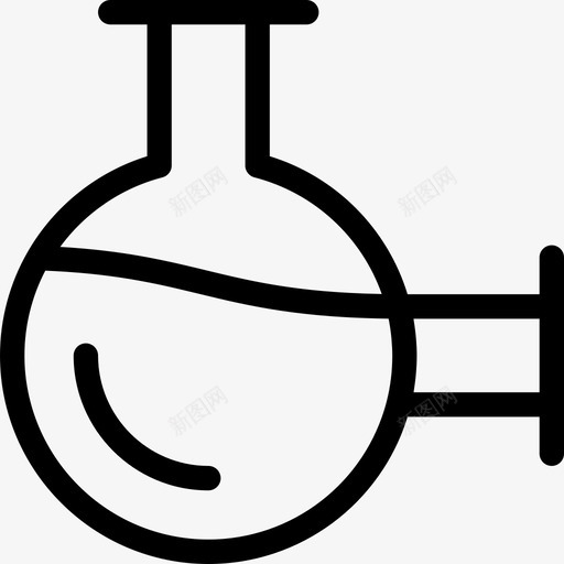 烧瓶科学54线性图标svg_新图网 https://ixintu.com 烧瓶 科学54 线性