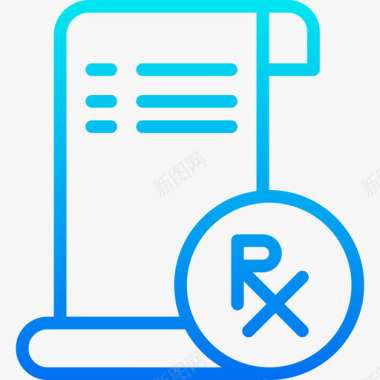 处方保健12梯度图标图标