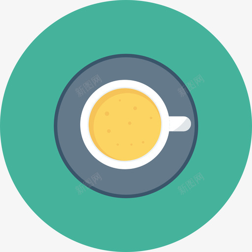 咖啡网页开发ul平面圆形圆形图标svg_新图网 https://ixintu.com 咖啡 圆形 网页设计开发ul平面圆形