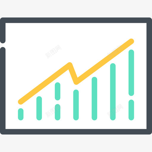 折线图实物资产20双色图标svg_新图网 https://ixintu.com 双色 实物资产20 折线图