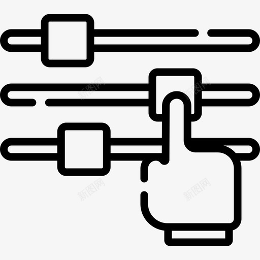 滑块网页50线性图标svg_新图网 https://ixintu.com 滑块 线性 网页设计50