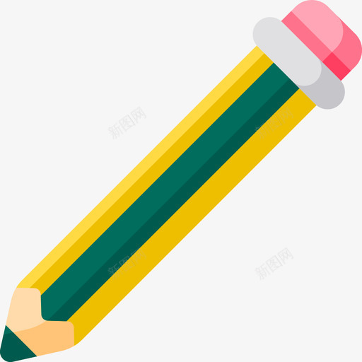 铅笔返校25平装图标svg_新图网 https://ixintu.com 平装 返校25 铅笔